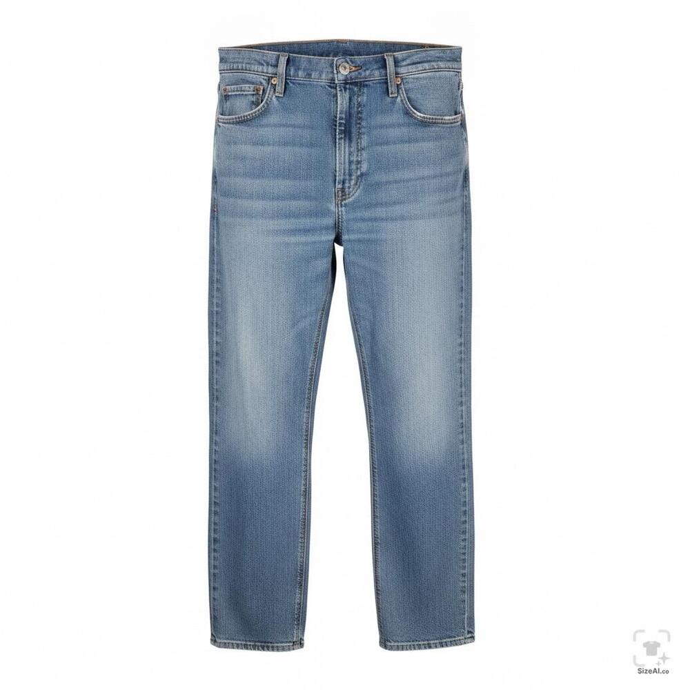 Levis 541 Jeans Mens 38x29 Blue Denim Light Wash Regular Fit Tapered Stretch